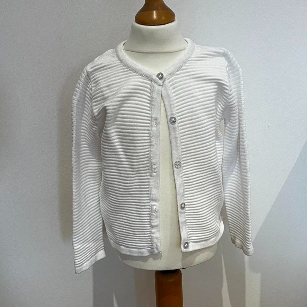 Nutmeg White Cardigan